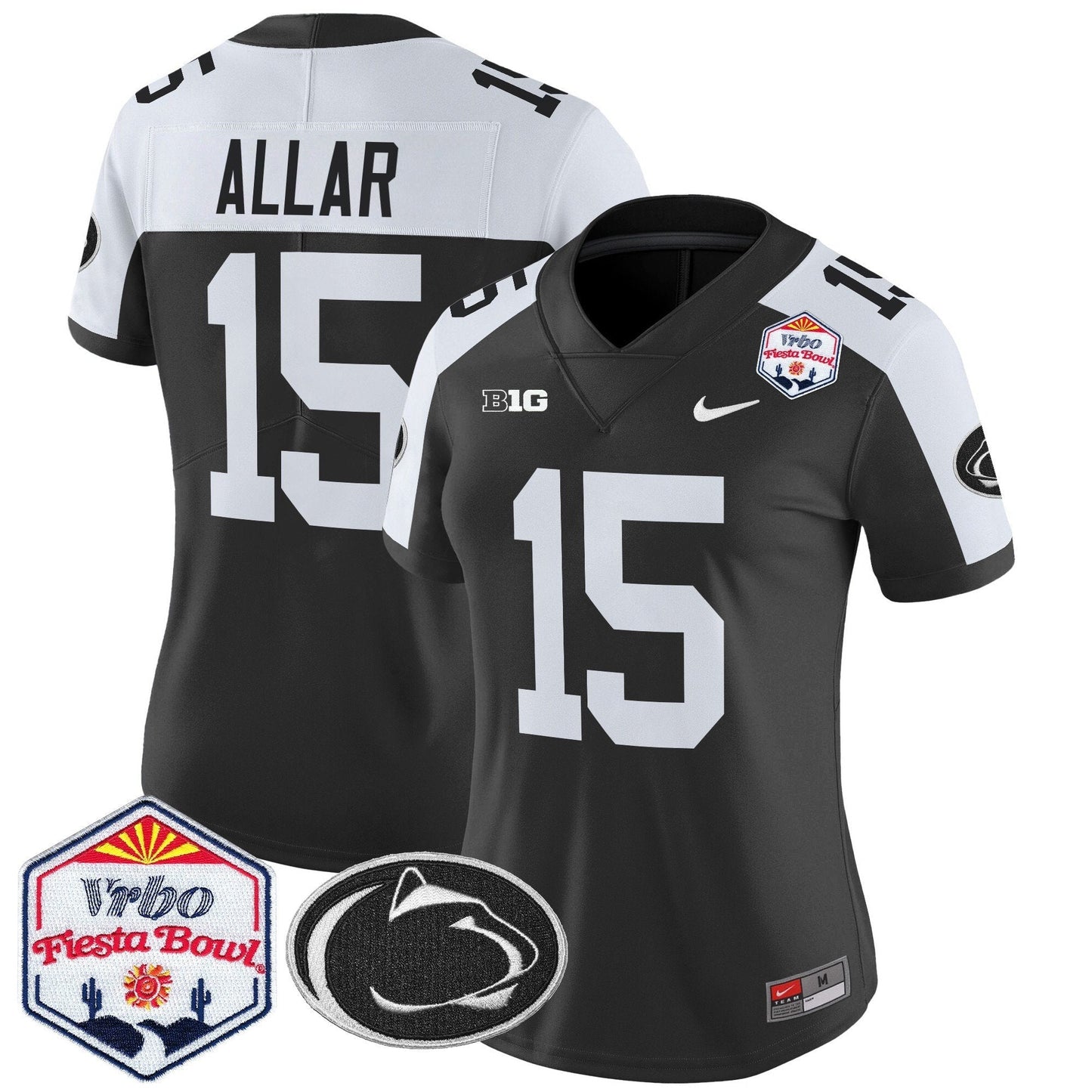 Women's PSU 2024 The Fiesta Bowl Patch Vapor Limited Jersey - All Stitched