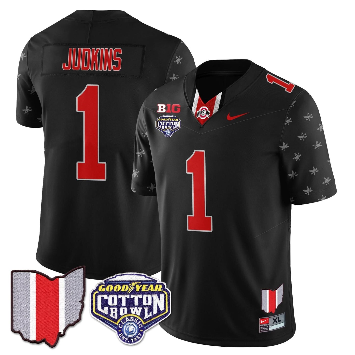 Ohio State Buckeyes 2024 Cotton Bowl Classic Jersey - All Stitched