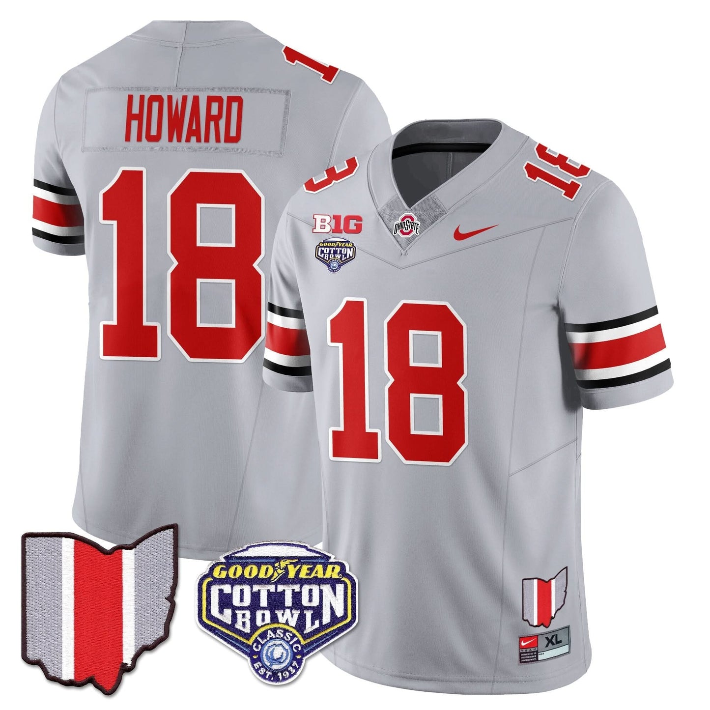 Ohio State Buckeyes 2024 Cotton Bowl Classic Jersey - All Stitched