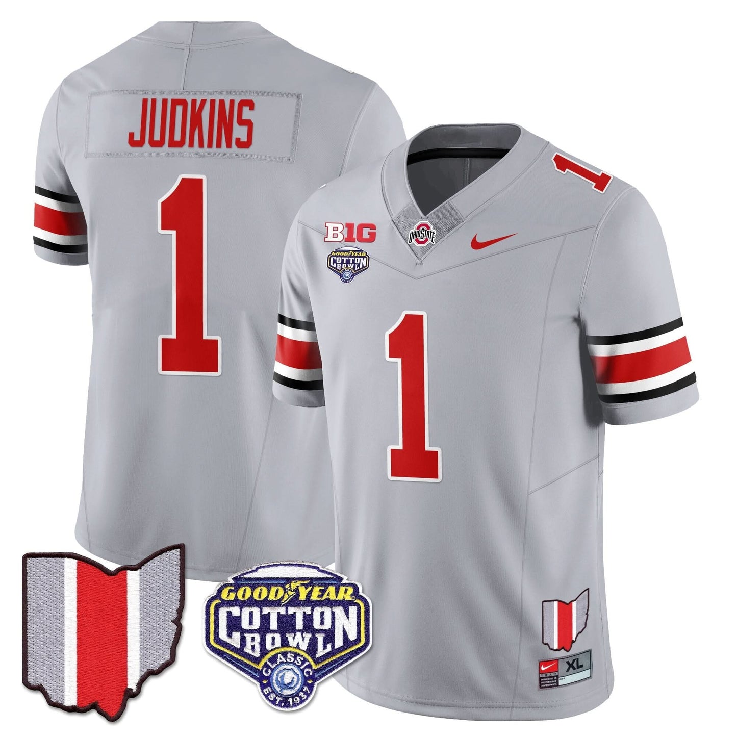 Ohio State Buckeyes 2024 Cotton Bowl Classic Jersey - All Stitched