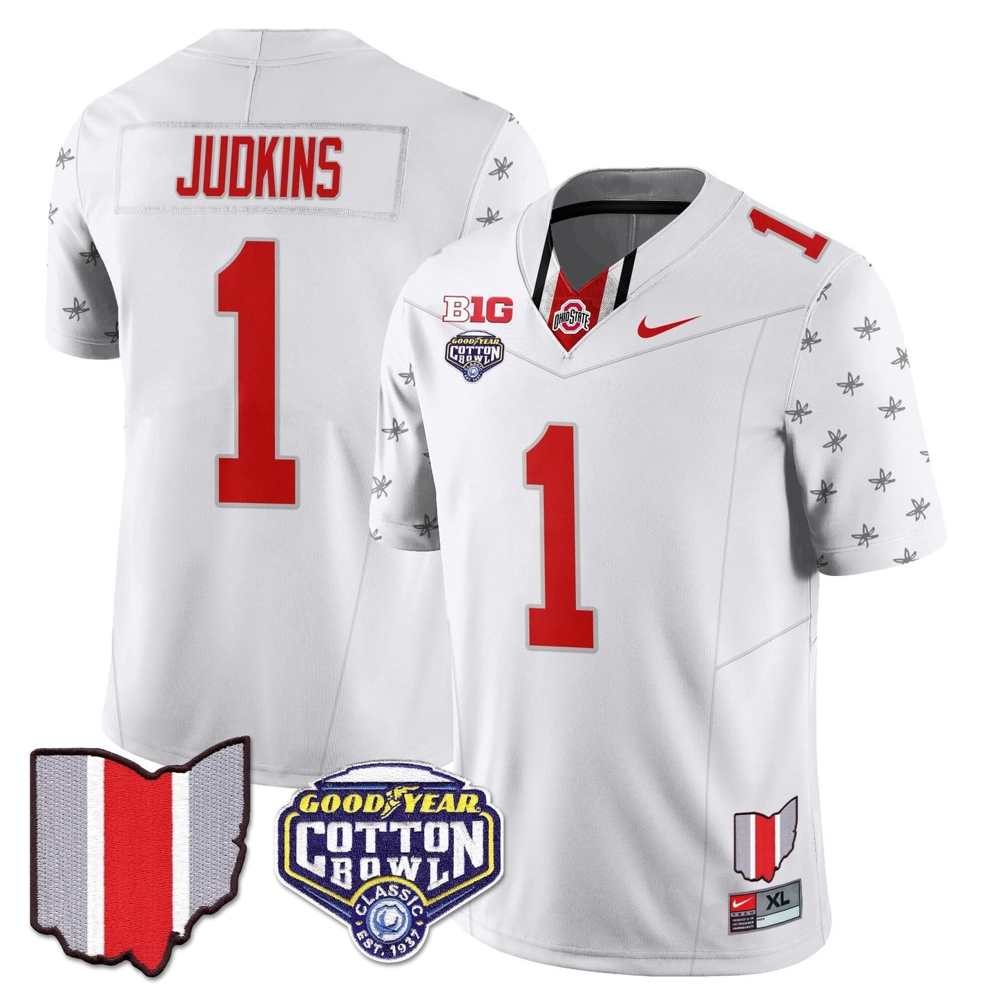 Ohio State Buckeyes 2024 Cotton Bowl Classic Jersey - All Stitched