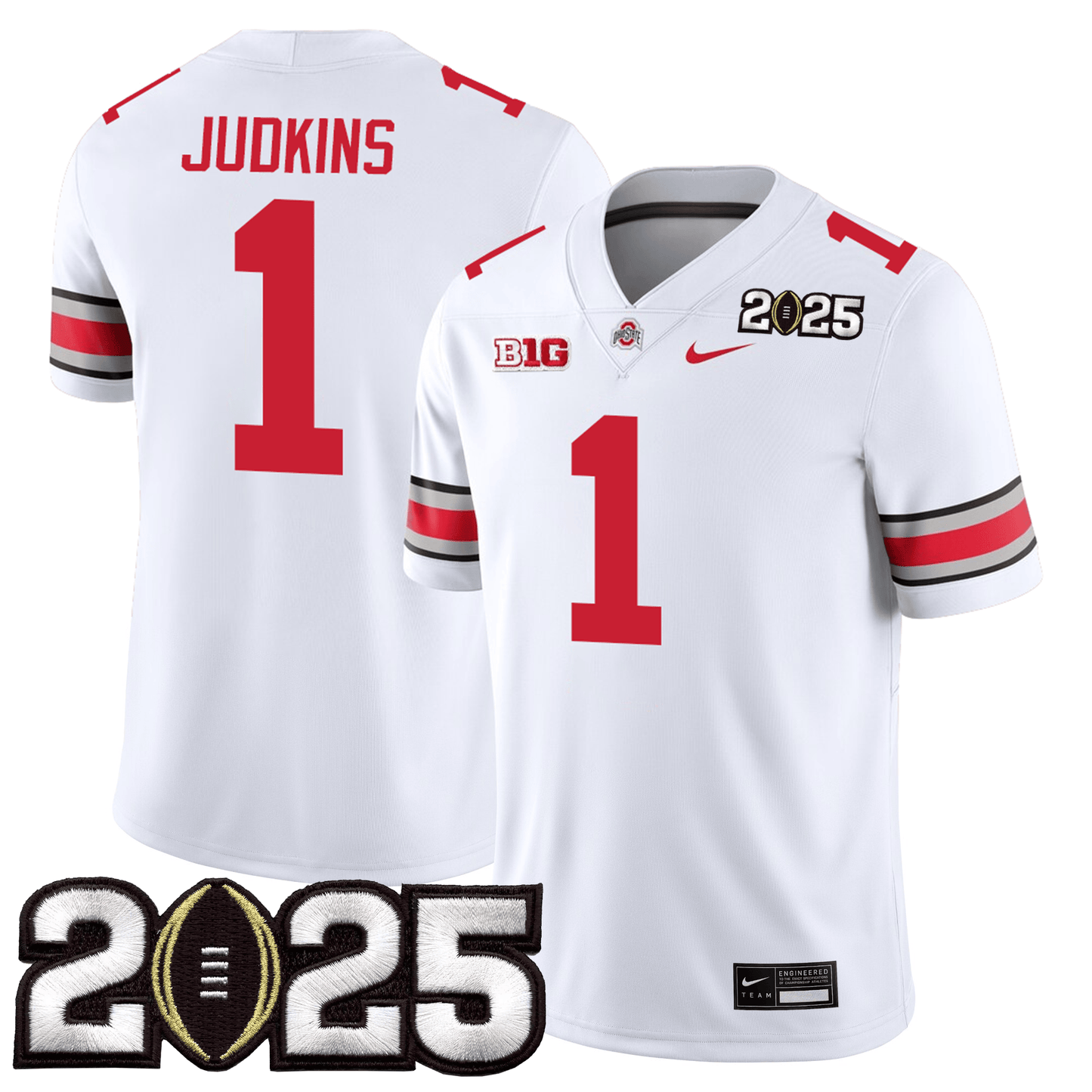 Ohio State Buckeyes Jersey - CFP Final Patch - All Stitched