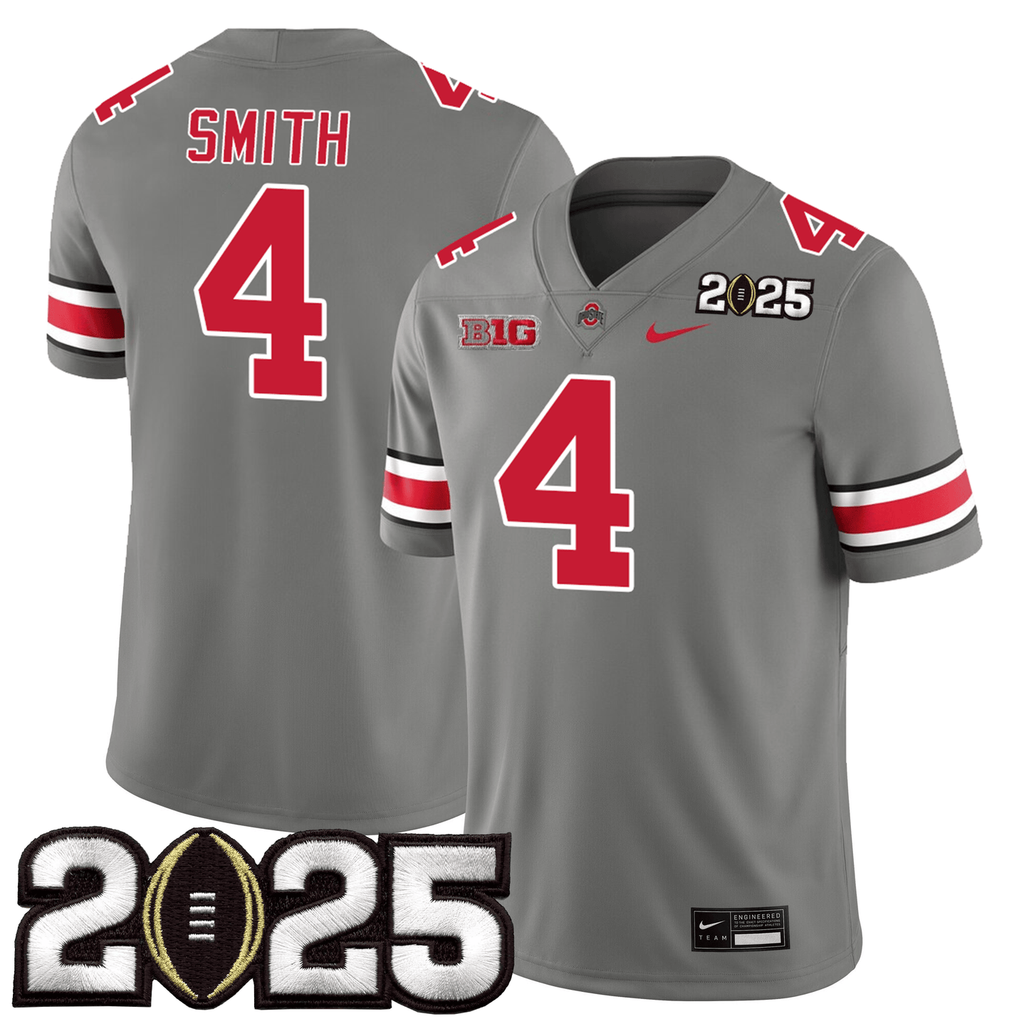 Ohio State Buckeyes Jersey - CFP Final Patch - All Stitched