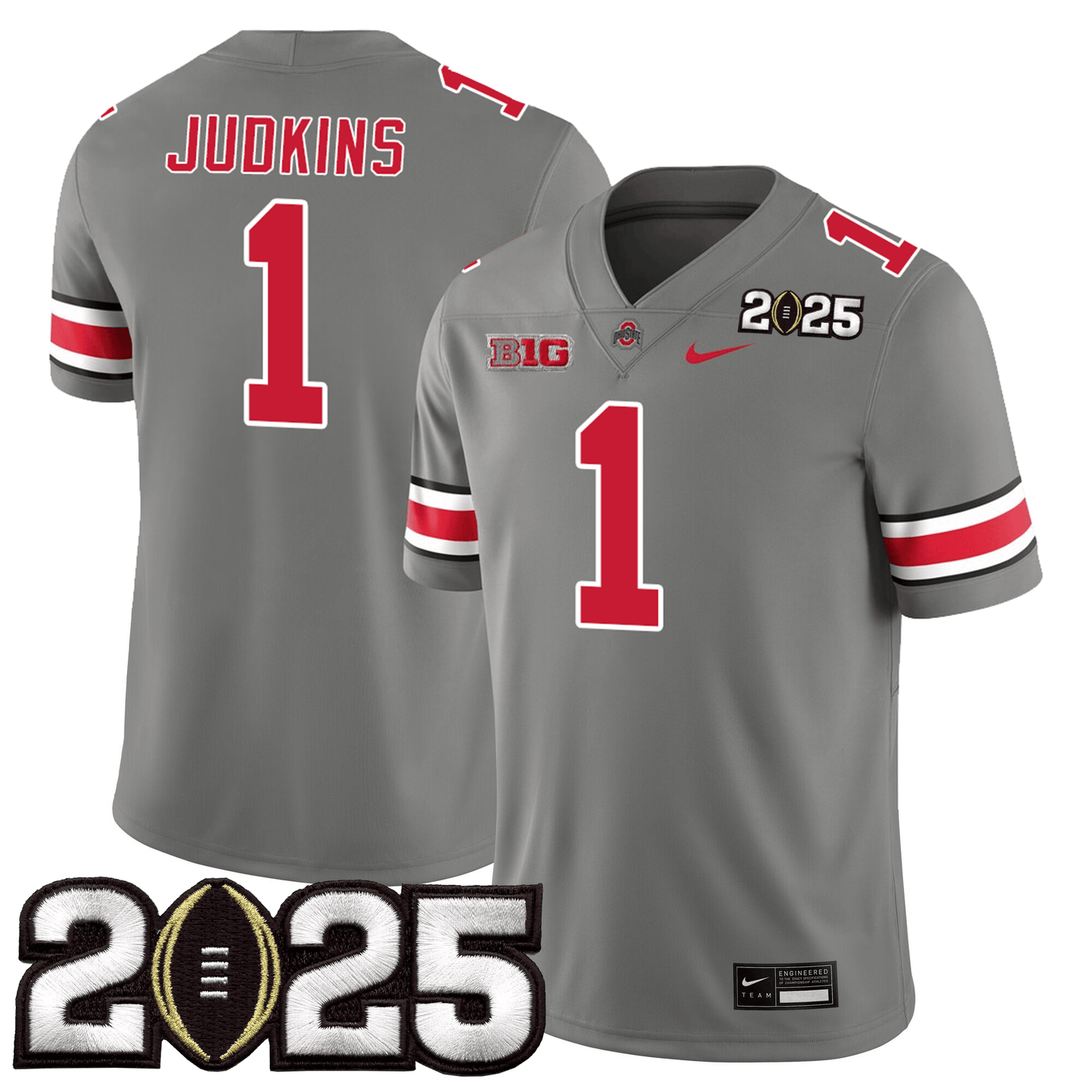 Ohio State Buckeyes Jersey - CFP Final Patch - All Stitched