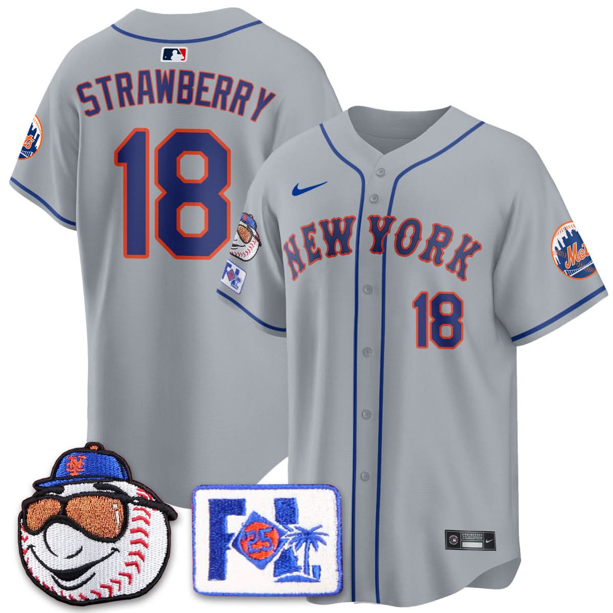 Men's New York Mets 2025 Spring Training Jersey - All Stitched