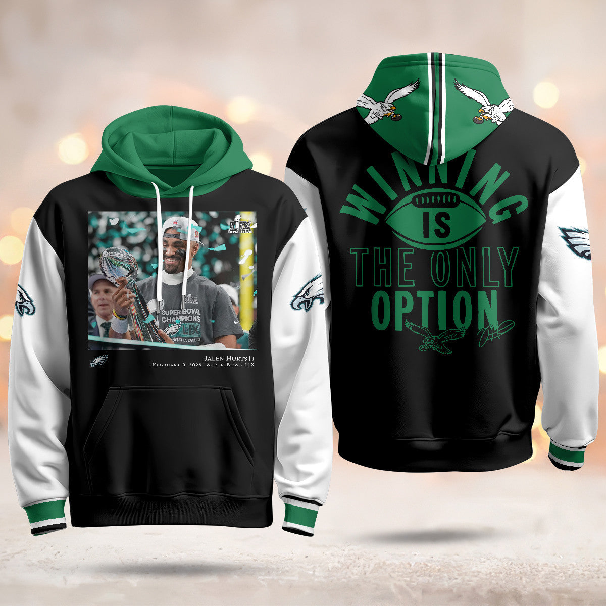 PHI Super Bowl LIX Champions Limited Hoodie N3