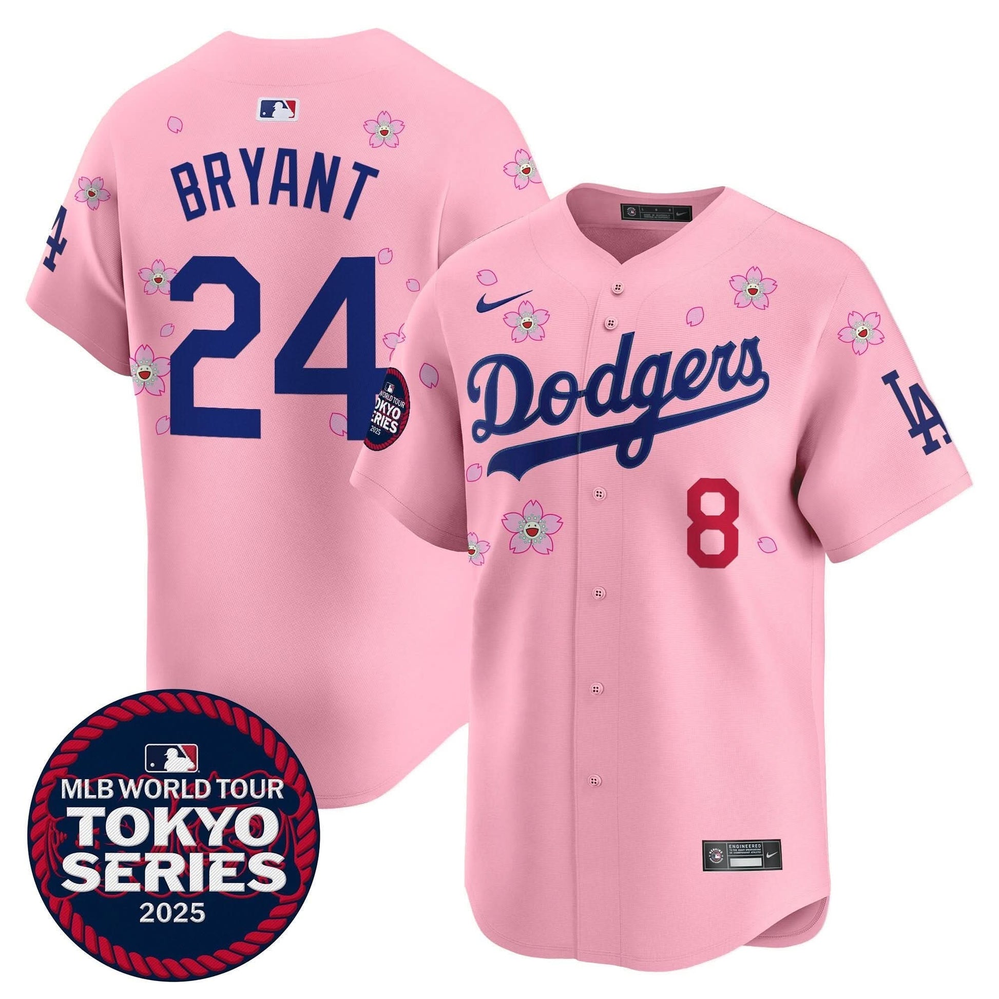 Men's Dodgers Tokyo Series 2025 Vapor Premier Limited Jersey V2 - Stitched