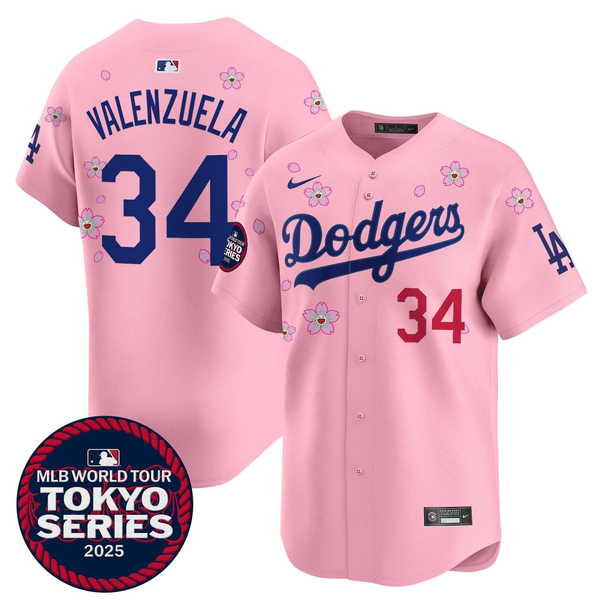 Men's Dodgers Tokyo Series 2025 Vapor Premier Limited Jersey V2 - Stitched