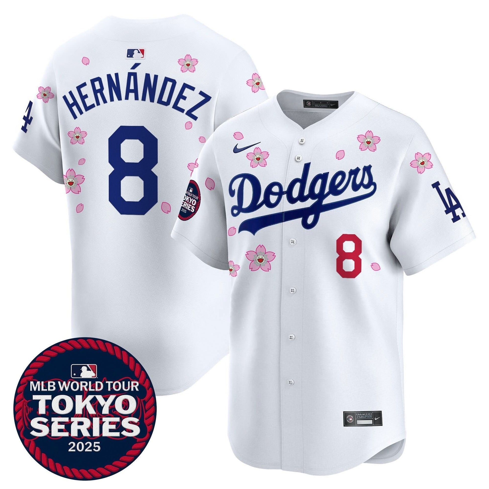 Men's Dodgers Tokyo Series 2025 Vapor Premier Limited Jersey V2 - Stitched