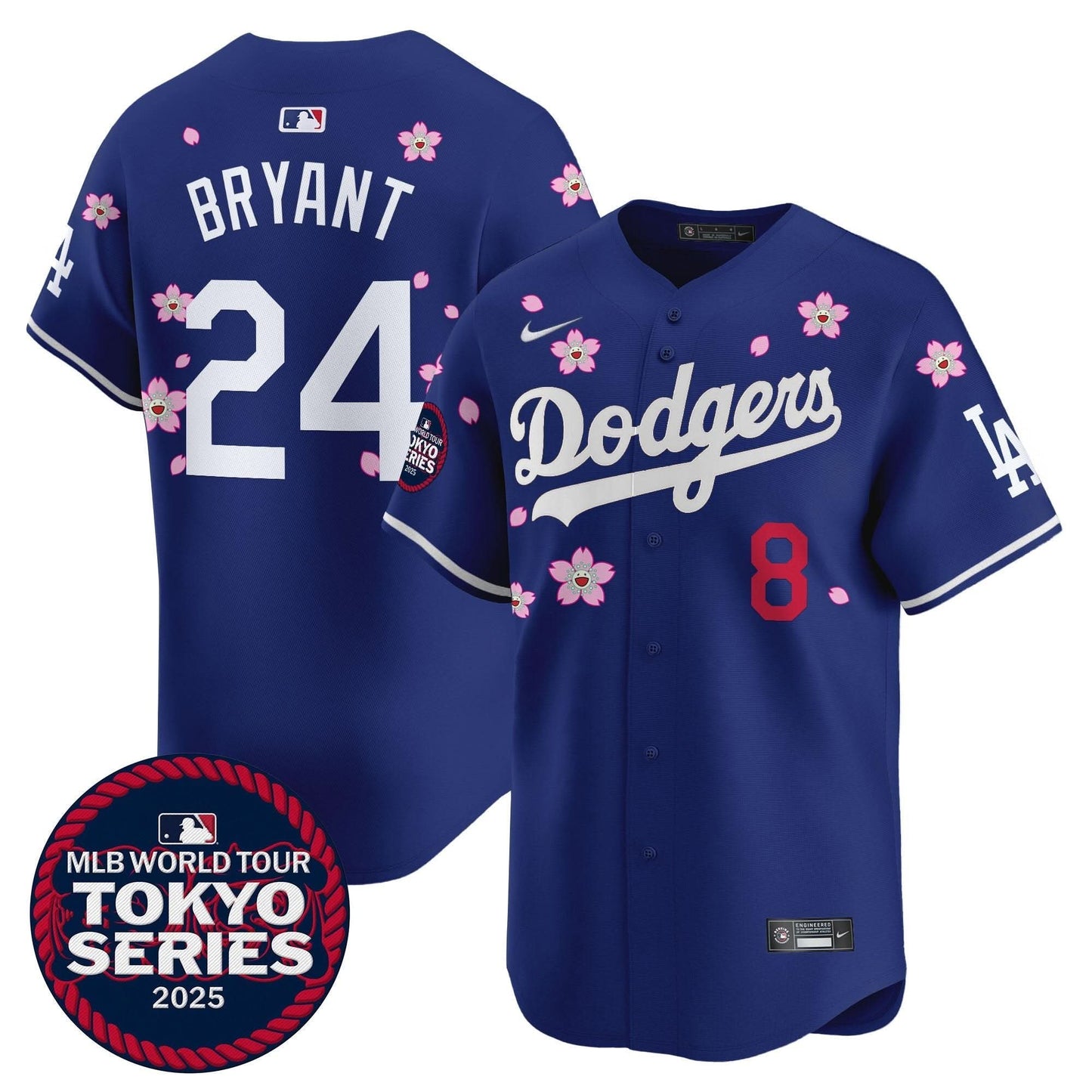 Men's Dodgers Tokyo Series 2025 Vapor Premier Limited Jersey V2 - Stitched