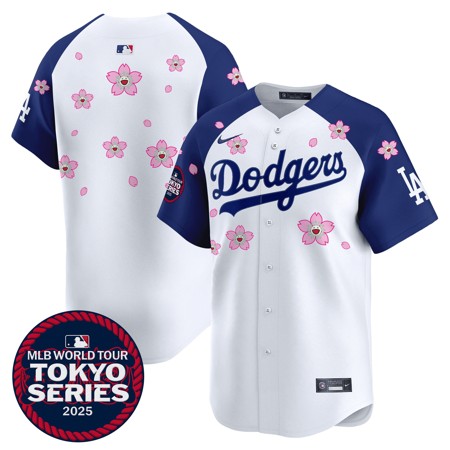 Men's Dodgers Tokyo Series 2025 Vapor Premier Limited Jersey V2 - Stitched
