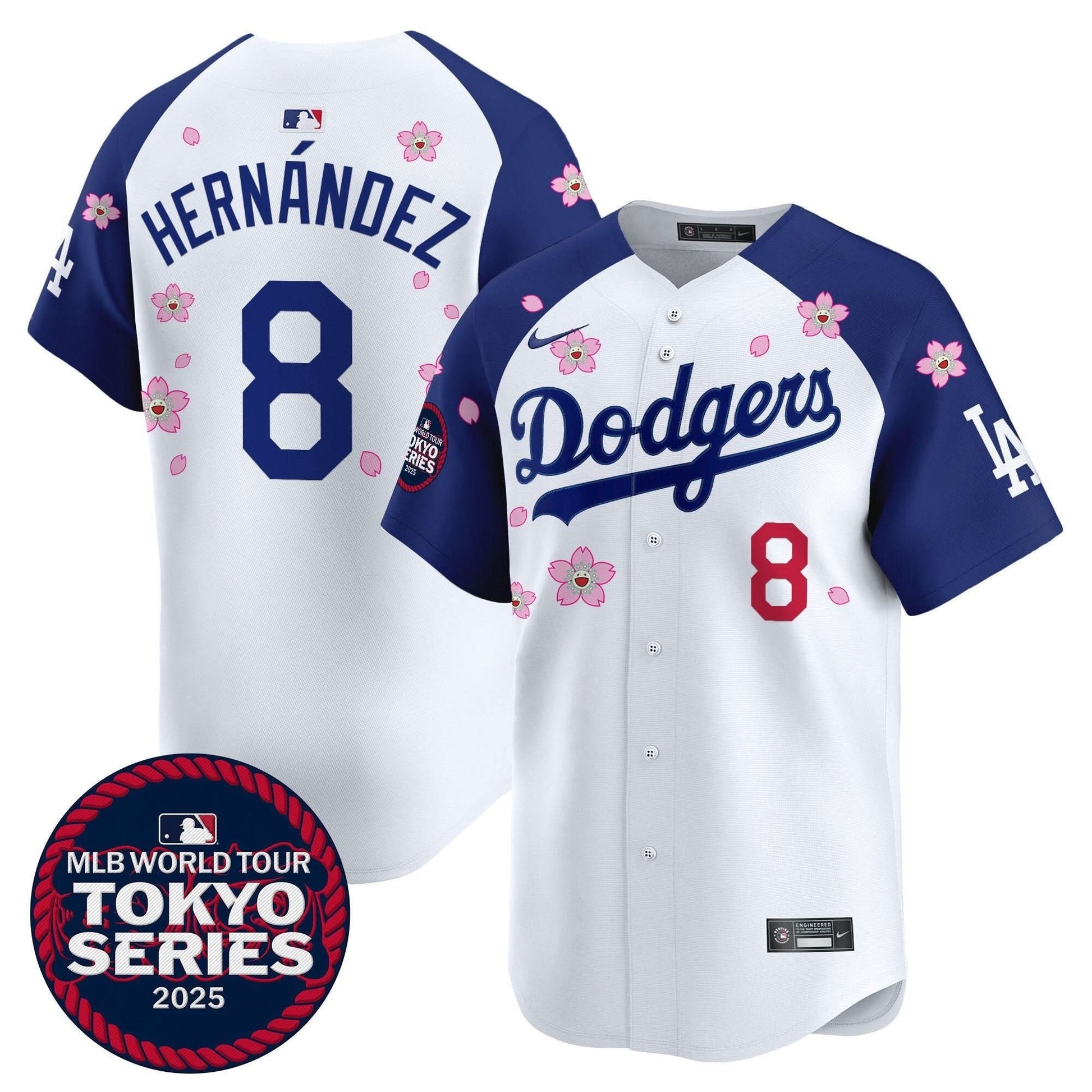Men's Dodgers Tokyo Series 2025 Vapor Premier Limited Jersey V2 - Stitched