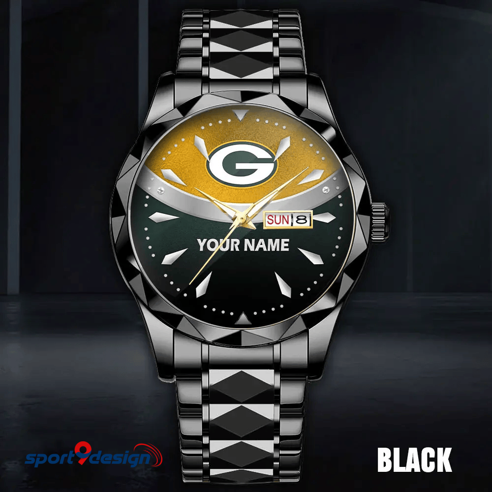Green Bay Packers - American Football Men Luxury Hand Watch Custom Any Name Gifts For Fan-Limitted Edition