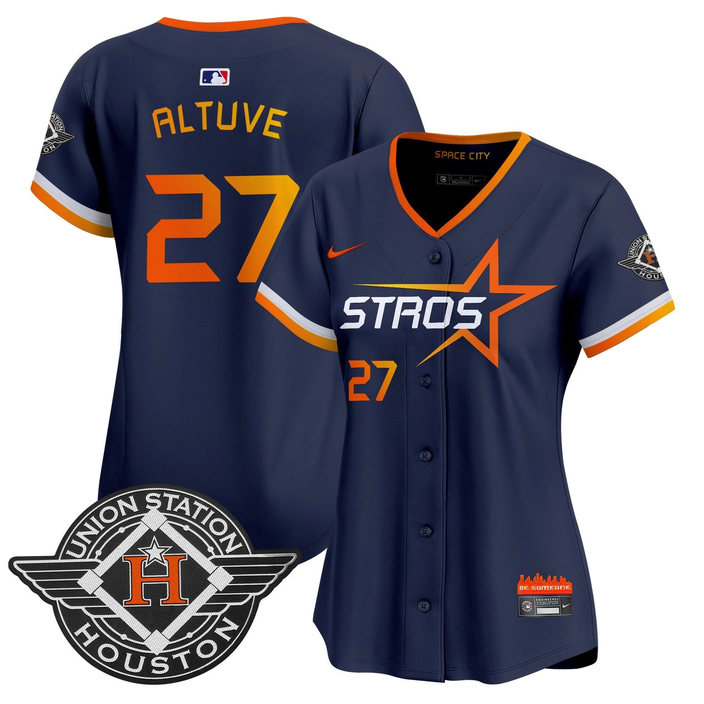 Women's Houston Astros 2025 City Connect Vapor Premier Limited Jersey - All Stitched