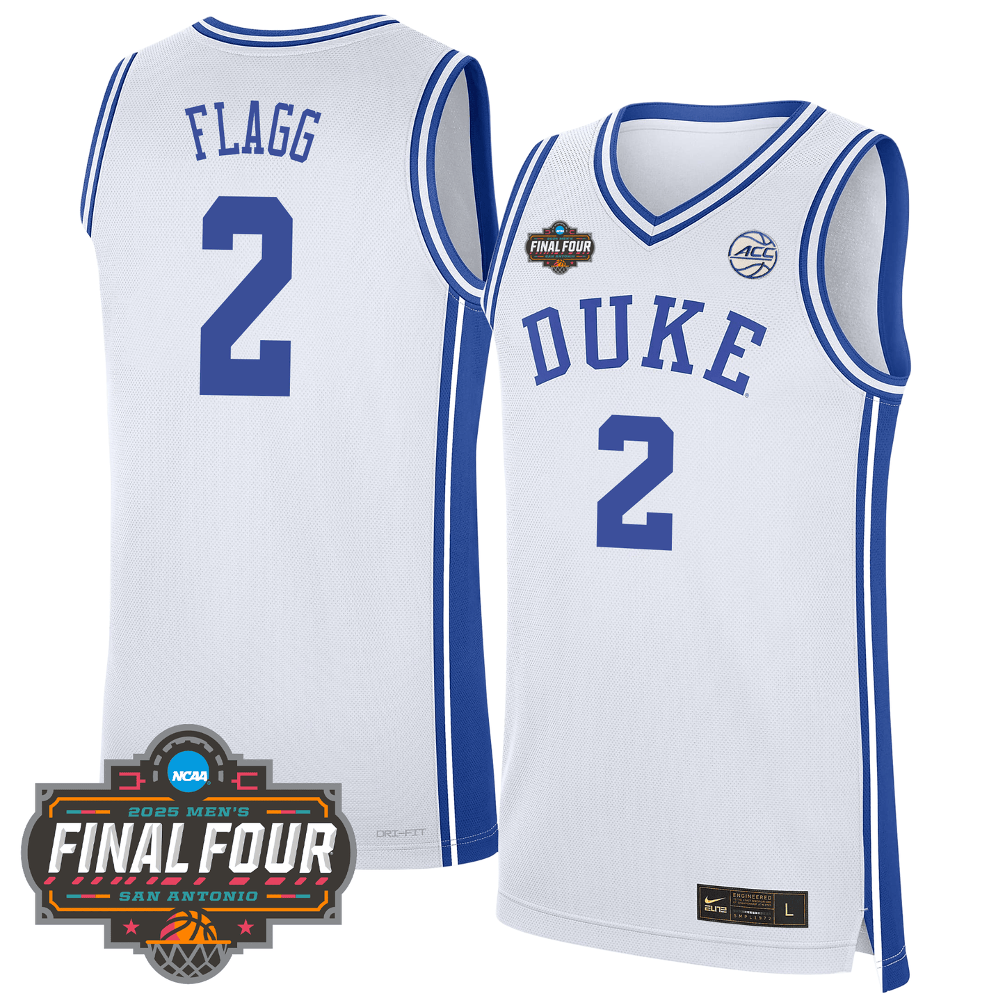 Duke Blue Devils Men's Basketball 24/25 Jersey - Final Four Patch