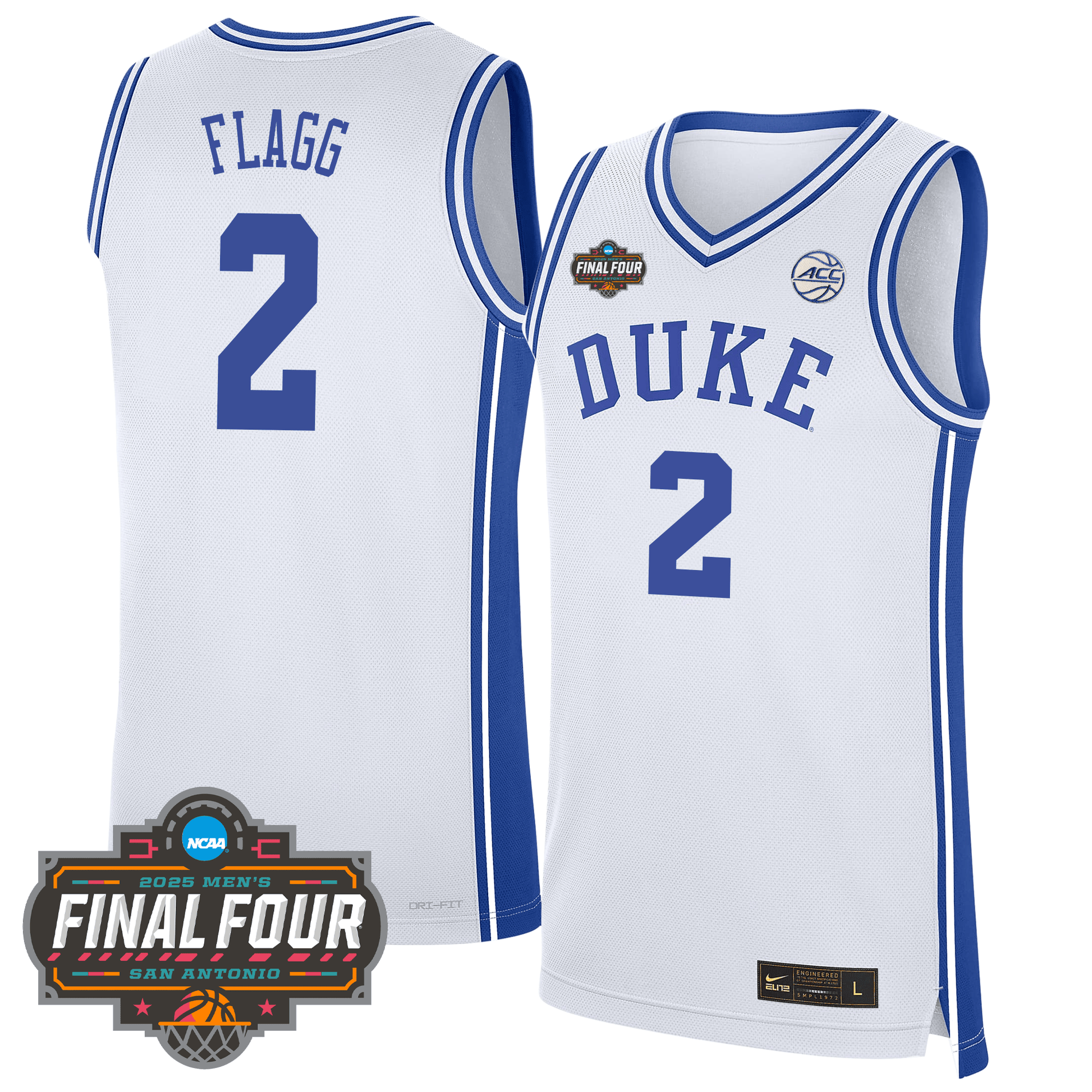 Duke Blue Devils Men's Basketball 24/25 Jersey - Final Four Patch