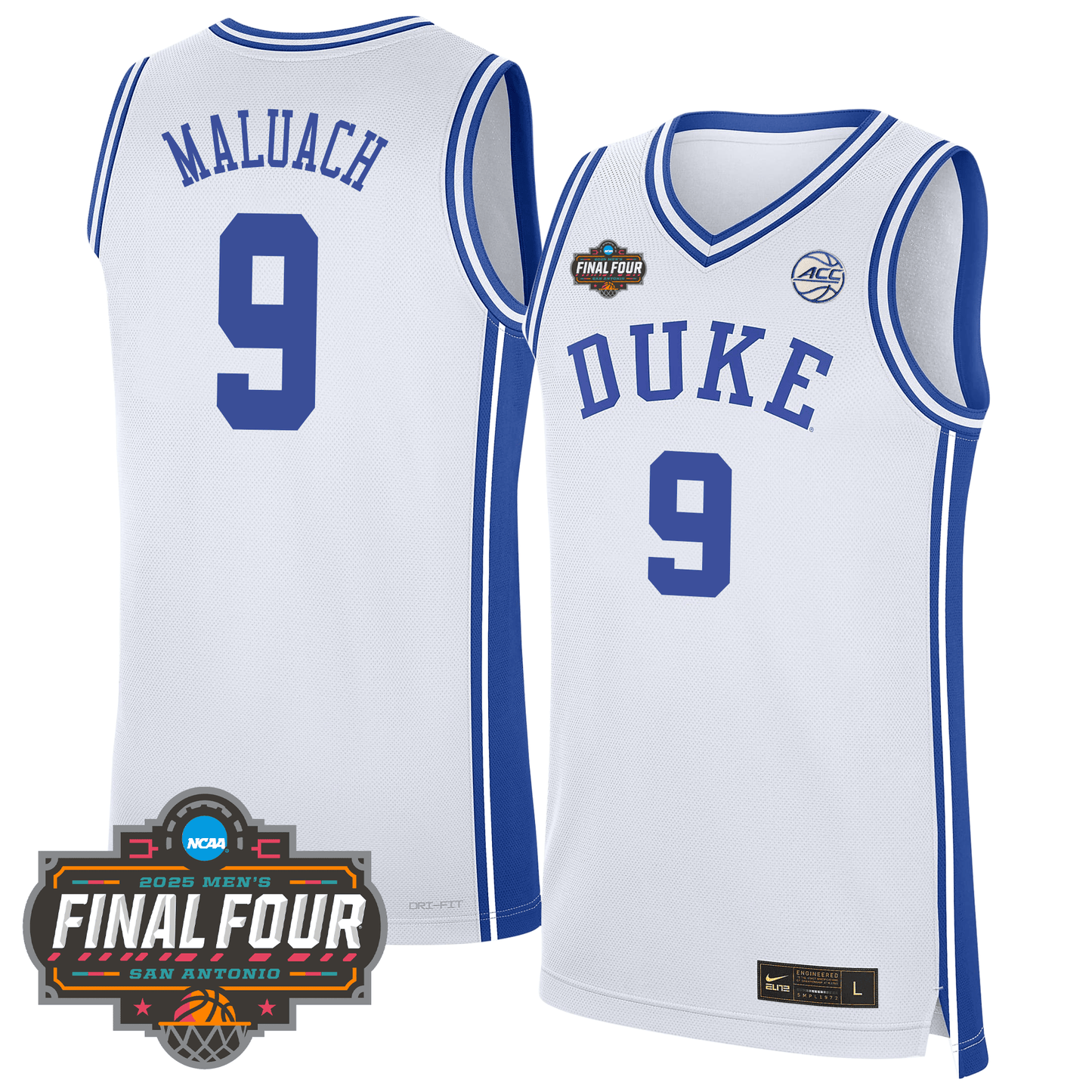 Duke Blue Devils Men's Basketball 24/25 Jersey - Final Four Patch
