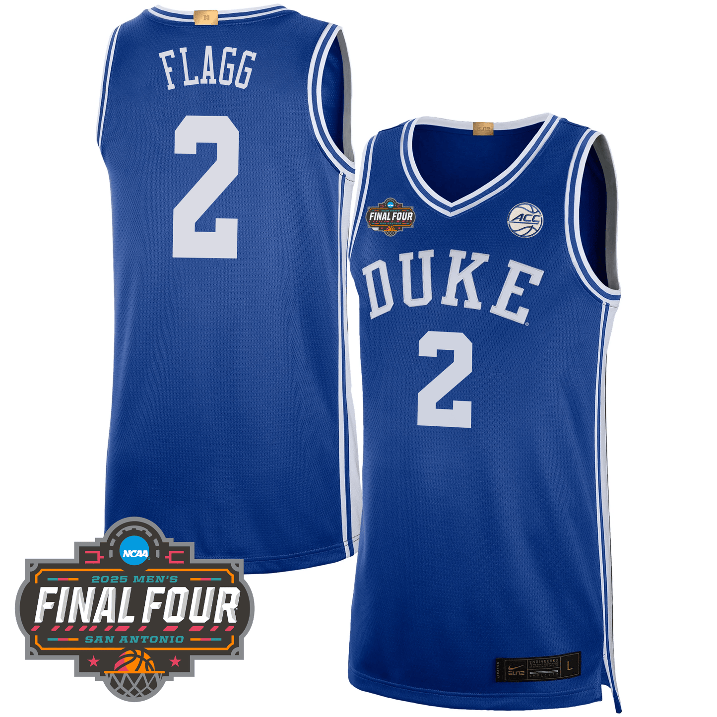 Duke Blue Devils Men's Basketball 24/25 Jersey - Final Four Patch