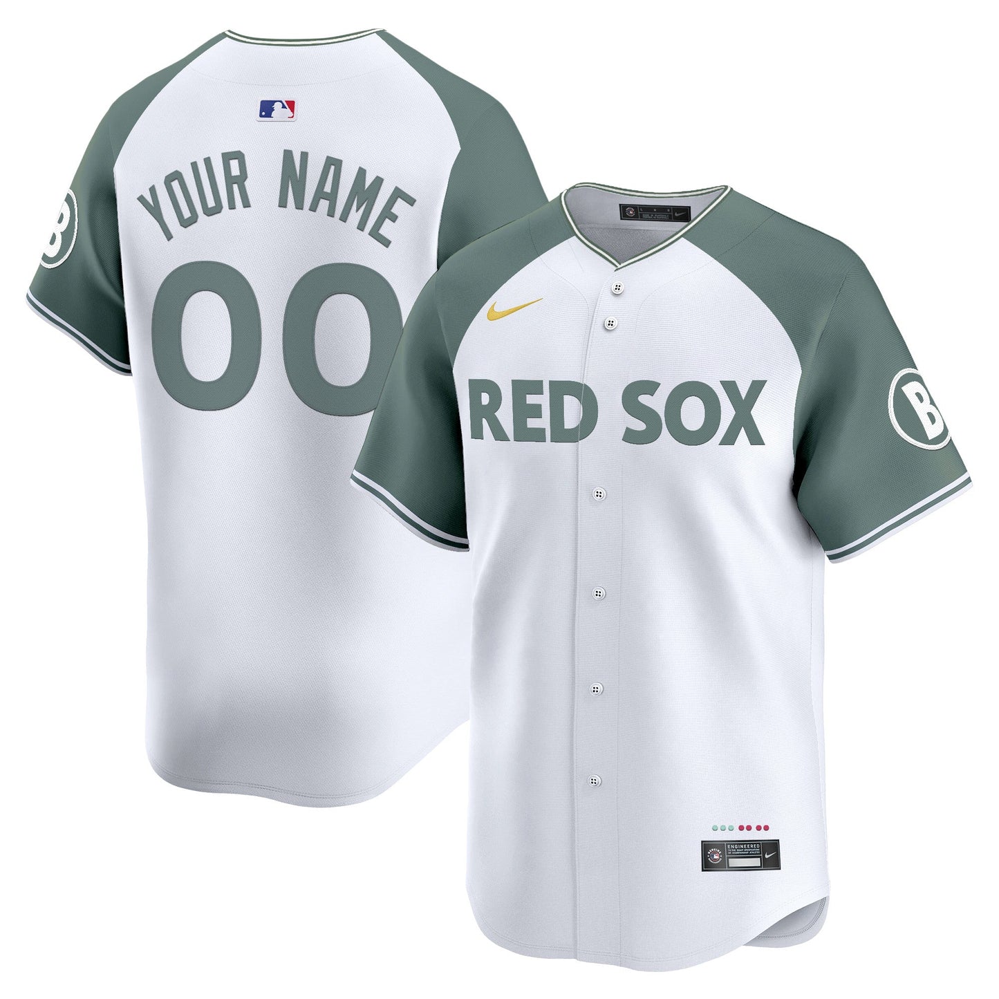 Boston Red Sox 2025 City Connect Vapor Premier Limited Custom Jersey - All Stitched