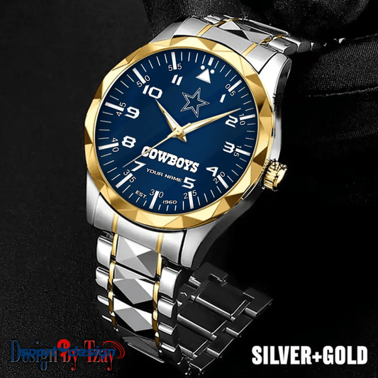 Dallas Cowboys Luxury Diamond Men Watch Trending 2025
