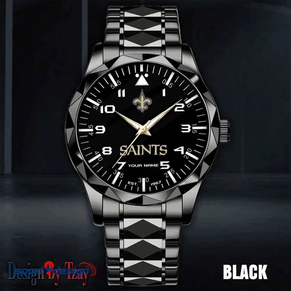 New Orleans Saints Luxury Diamond Men Watch Trending 2025