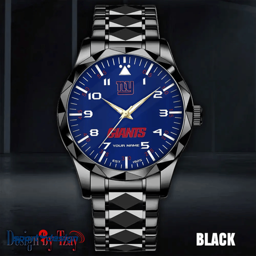 New York Giants Luxury Diamond Men Watch Trending 2025