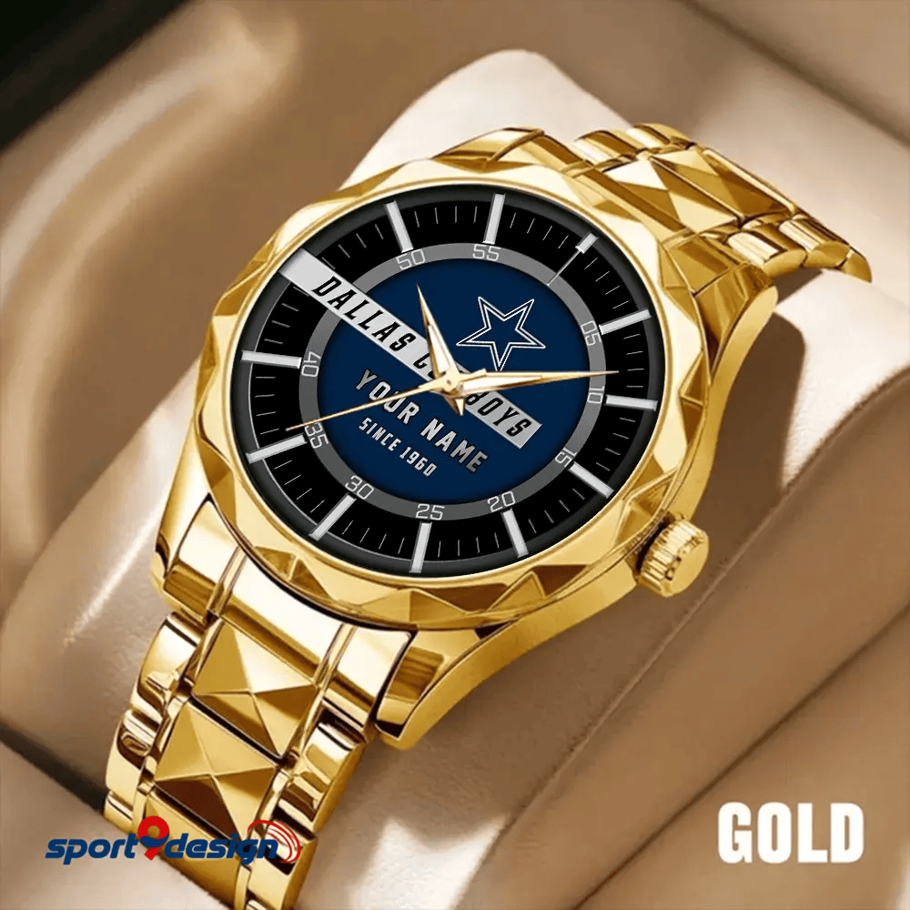 Dallas Cowboys Luxury Diamond Men Watch Trending 2025
