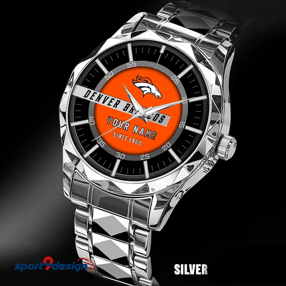 Denver Broncos Luxury Diamond Men Watch Trending 2025