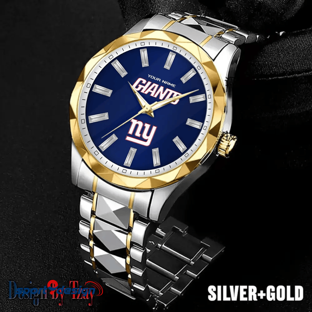 New York Giants Luxury Diamond Men Watch Trending 2025
