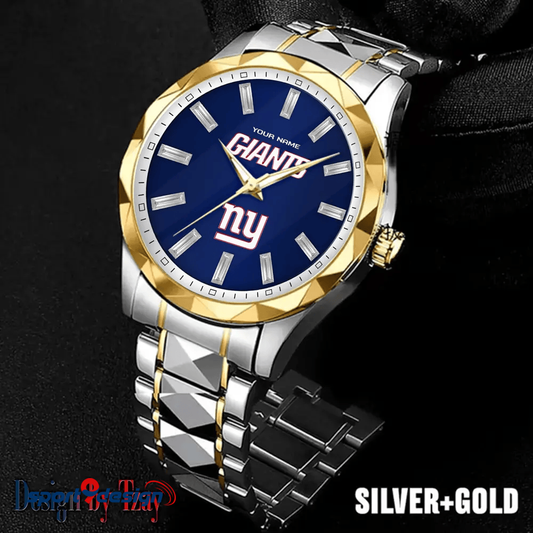 New York Giants Luxury Diamond Men Watch Trending 2025