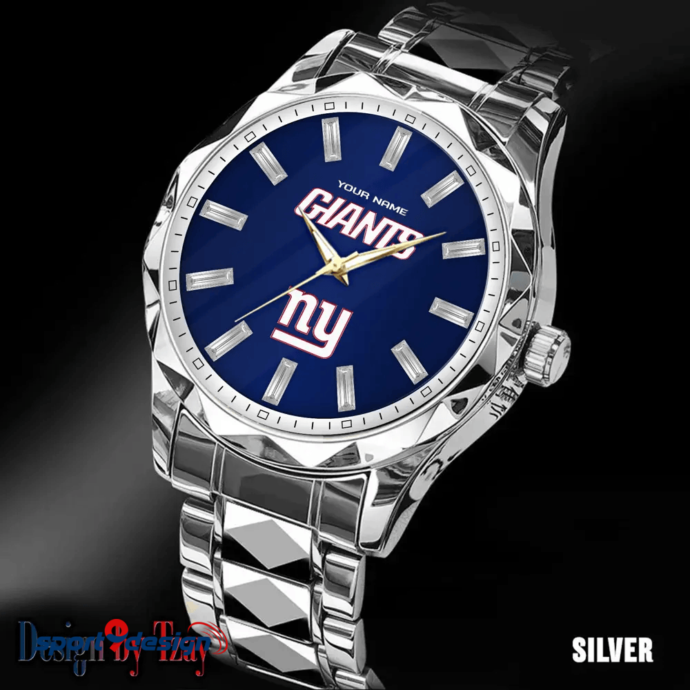 New York Giants Luxury Diamond Men Watch Trending 2025