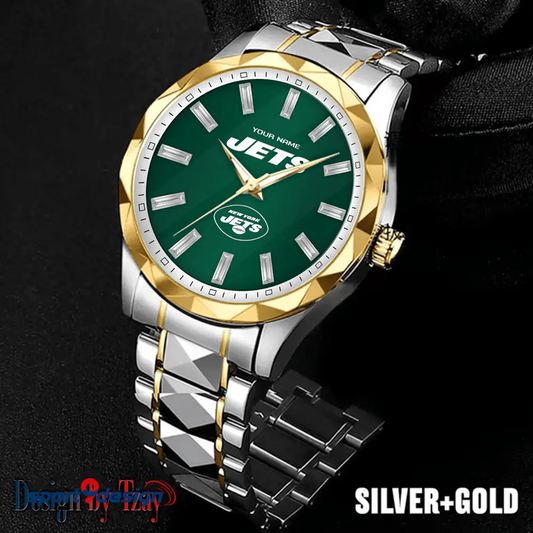 New York Jets Luxury Diamond Men Watch Trending 2025