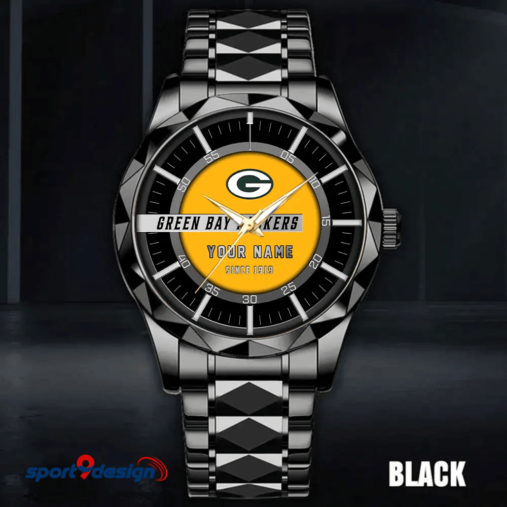 Green Bay Packers Luxury Diamond Men Watch Trending 2025