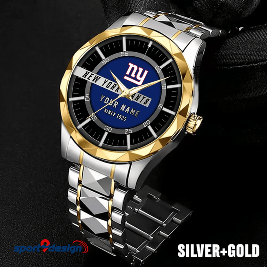 New York Giants Luxury Diamond Men Watch Trending 2025