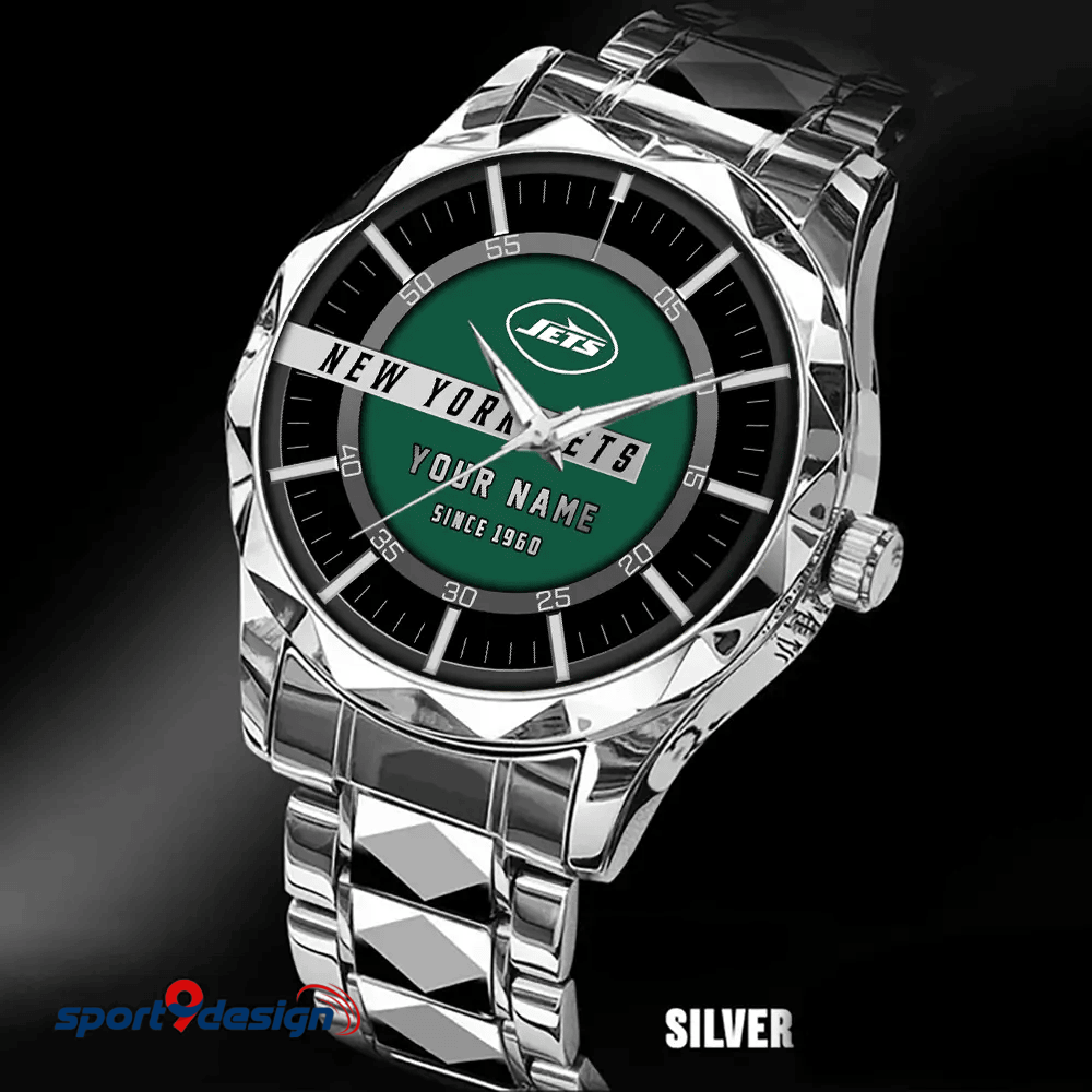 New York Jets Luxury Diamond Men Watch Trending 2025