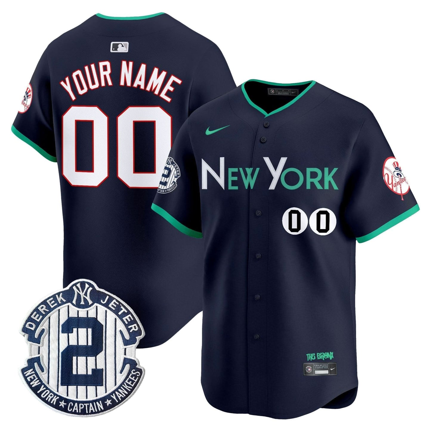 New York Yankees City Connect Vapor Premier Limited Custom Jersey - All Stitched