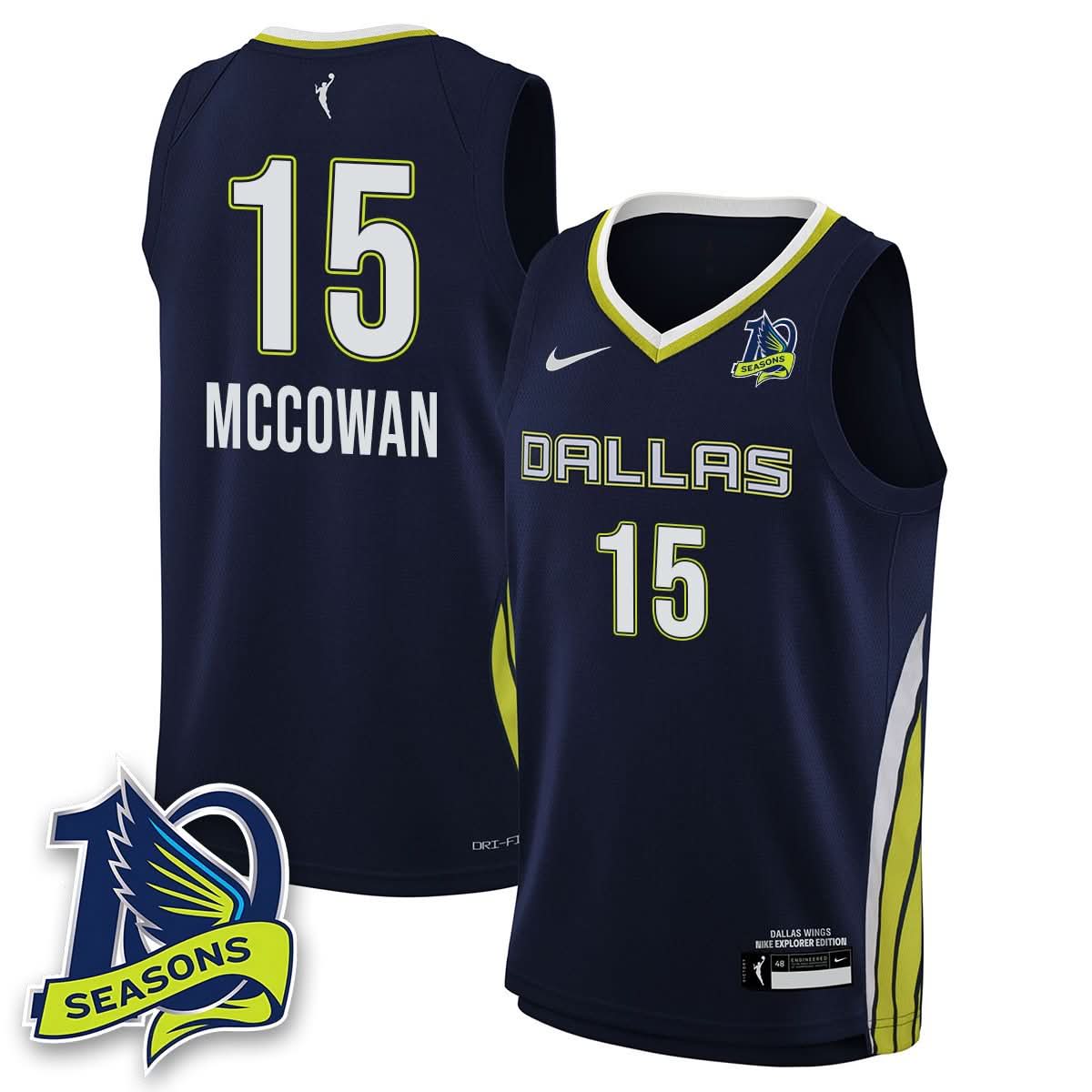 Men's Dallas Wings 2025 Limited Jersey - All Stitched