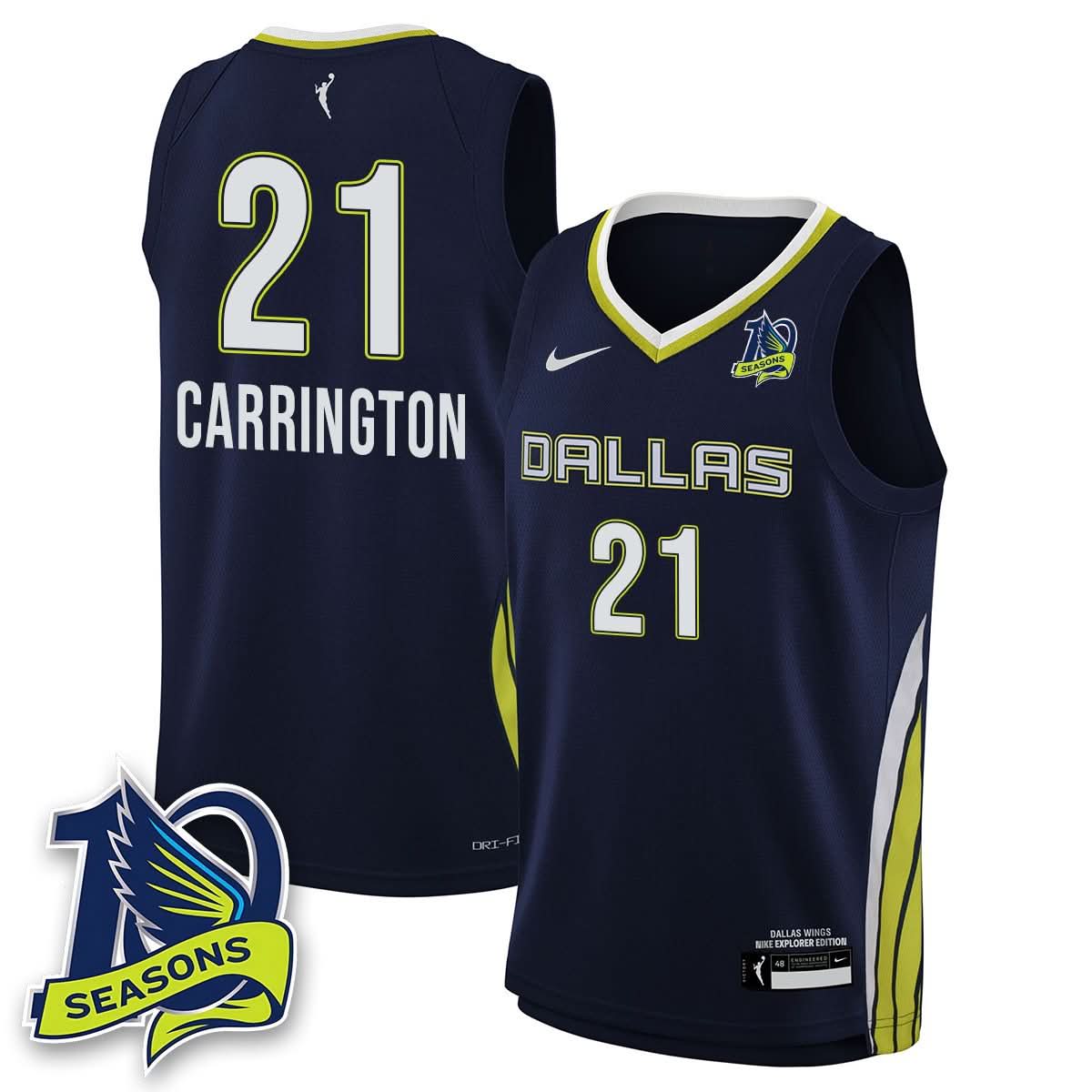 Men's Dallas Wings 2025 Limited Jersey - All Stitched