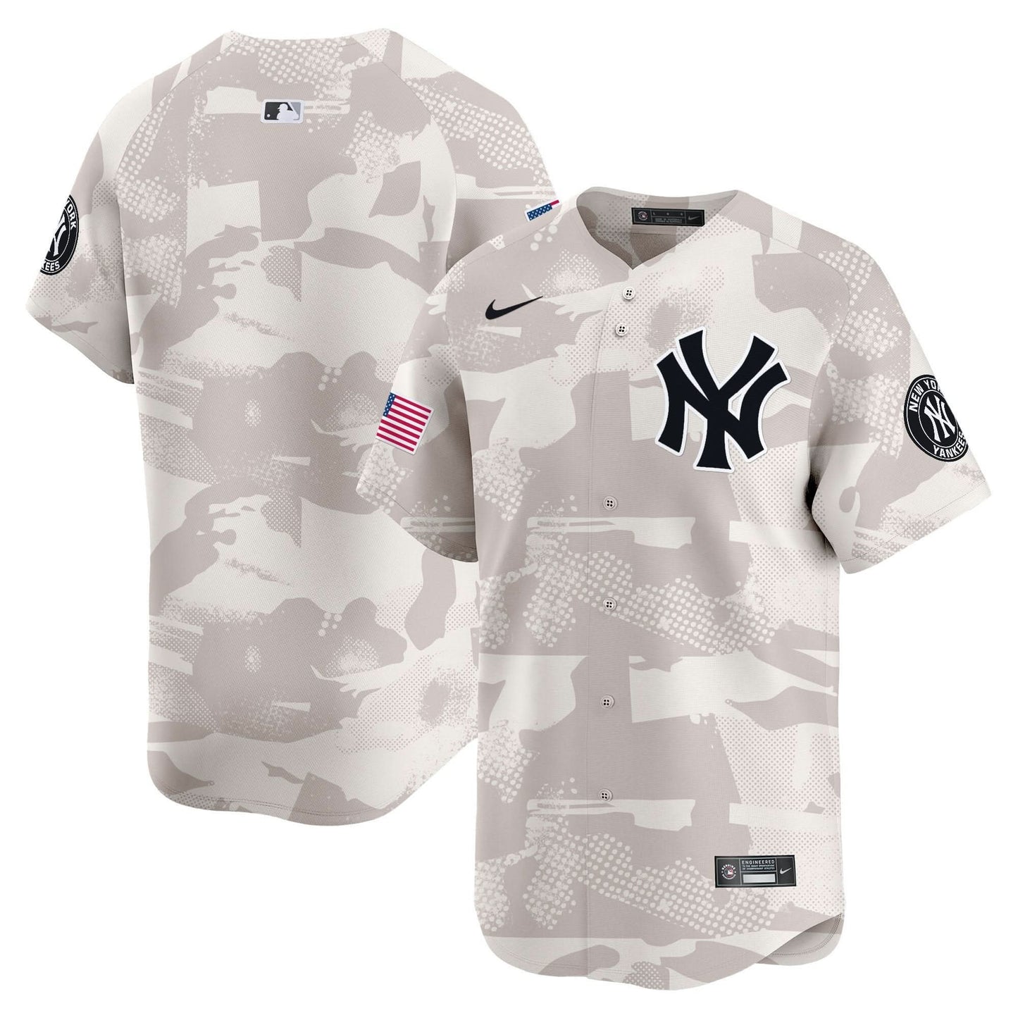 Men's New York Yankees 2025 Armed Forces Day Vapor Premier Limited Jersey - Stitched