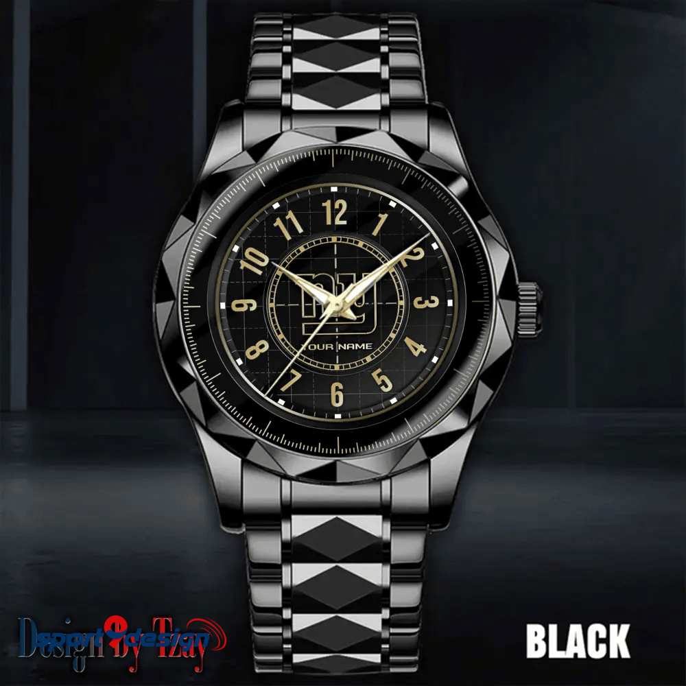 New York Giants Luxury Diamond Men Watch Trending 2025