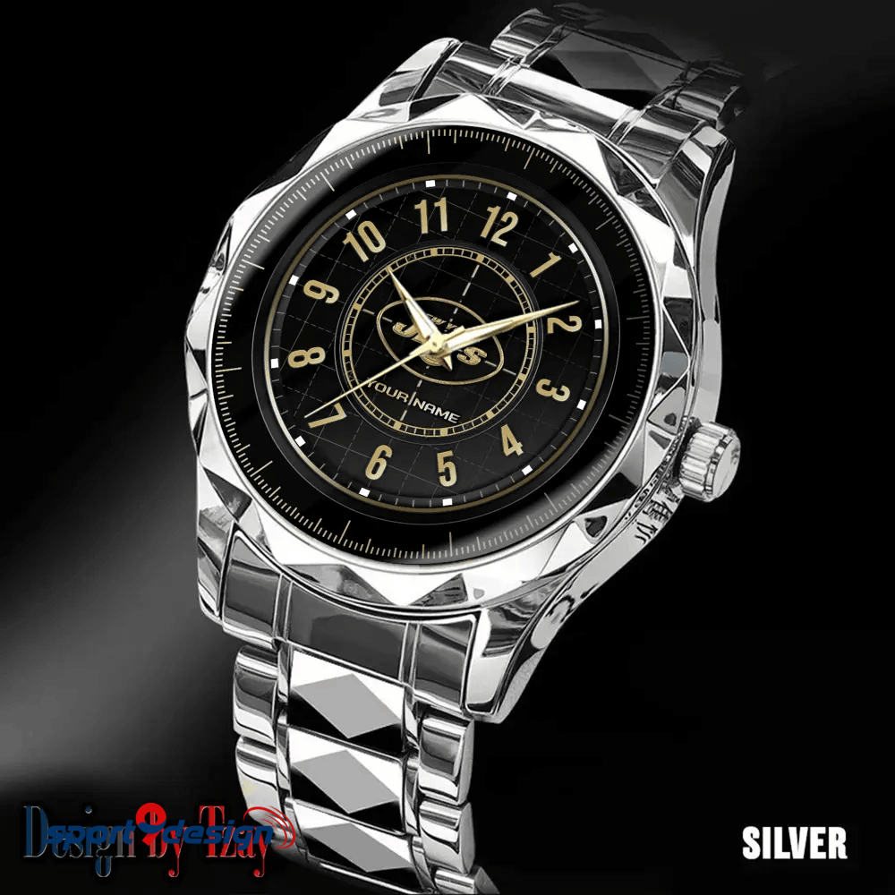 New York Jets Luxury Diamond Men Watch Trending 2025