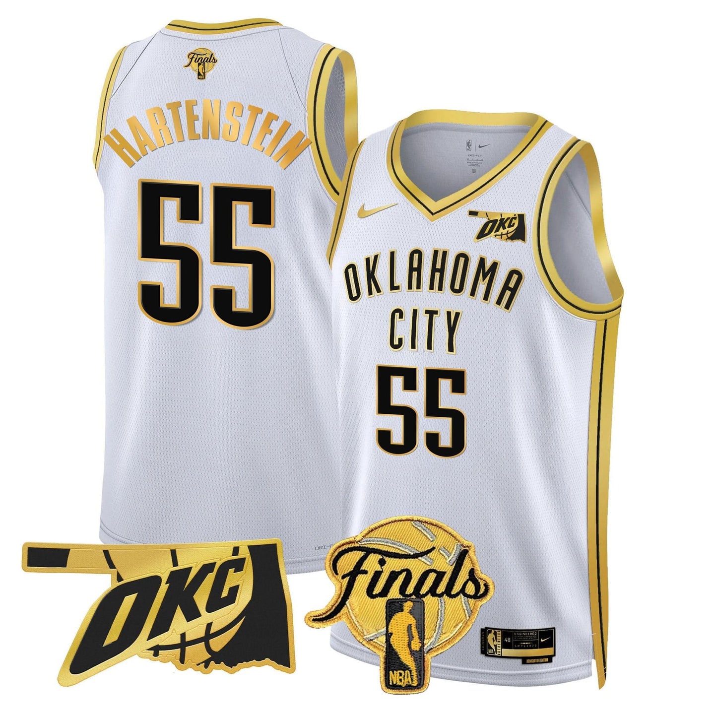 Men's Oklahoma City Thunder Jersey - Final Patch - All Stitched