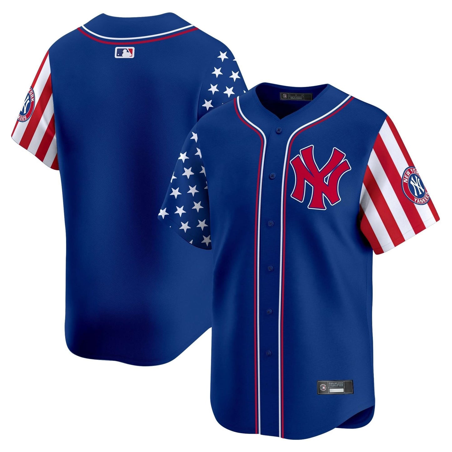 Men's New York Yankees 2025 Independence Day Vapor Premier Limited Jersey - All Stitched