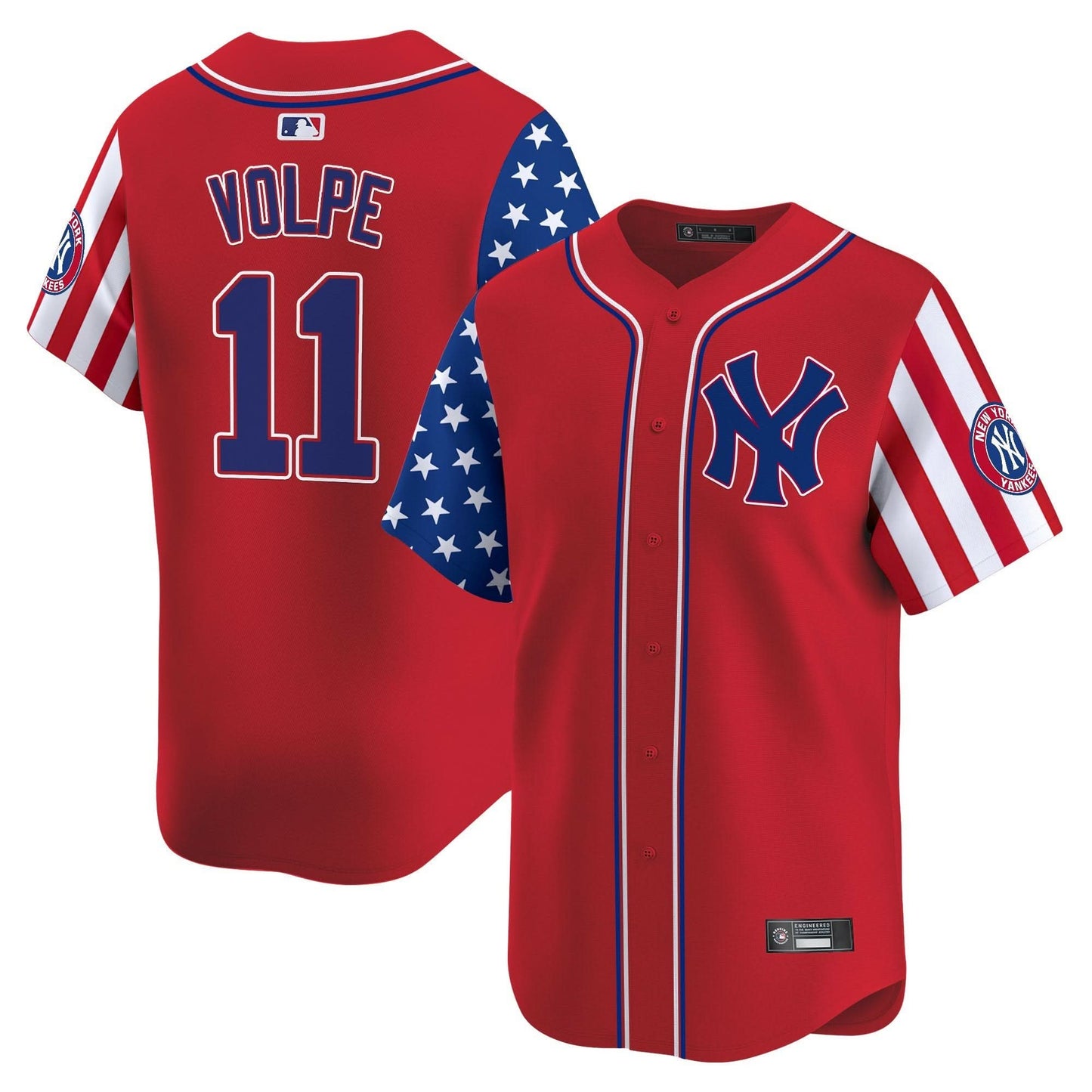 Men's New York Yankees 2025 Independence Day Vapor Premier Limited Jersey - All Stitched