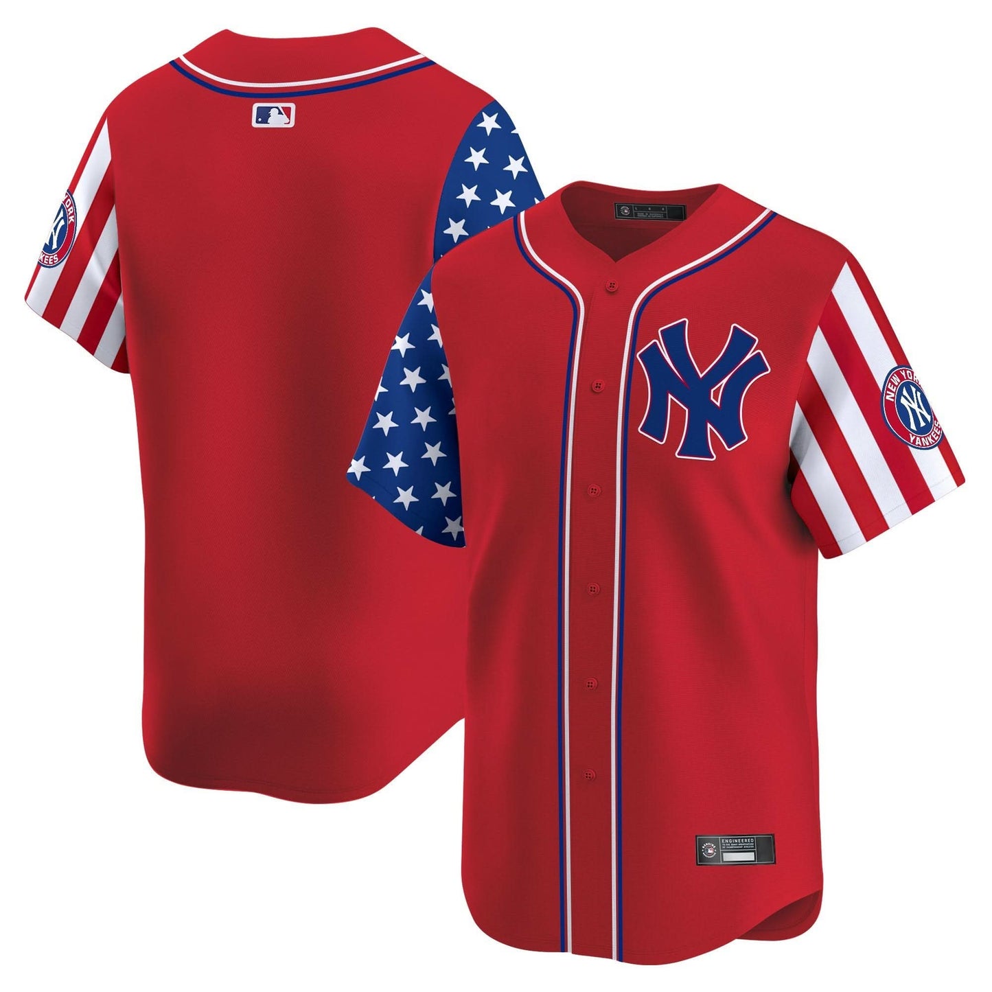 Men's New York Yankees 2025 Independence Day Vapor Premier Limited Jersey - All Stitched