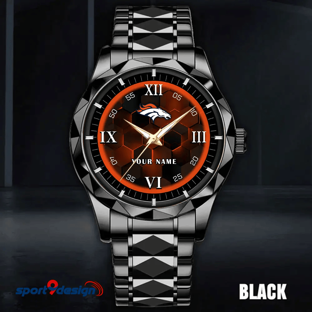 Denver Broncos Luxury Diamond Men Watch Trending 2025
