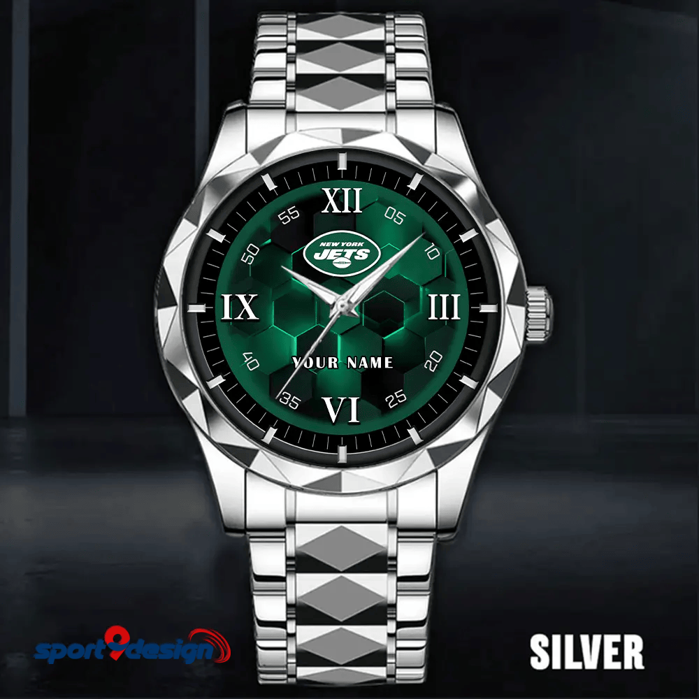 New York Jets Luxury Diamond Men Watch Trending 2025