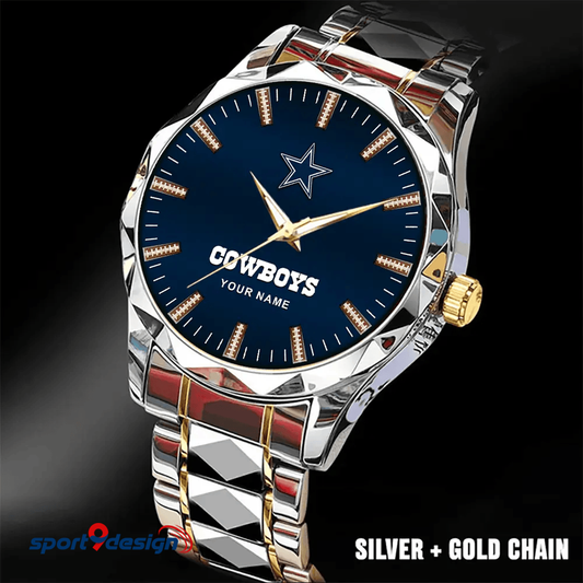 Dallas Cowboys Luxury Diamond Men Watch Trending 2025