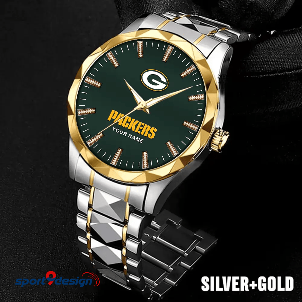Green Bay Packers Luxury Diamond Men Watch Trending 2025