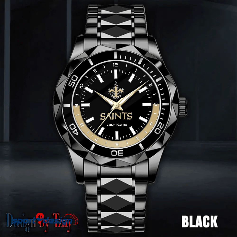 New Orleans Saints Business Watch For Men Automatic Mechanical Stainless Steel Band 2025